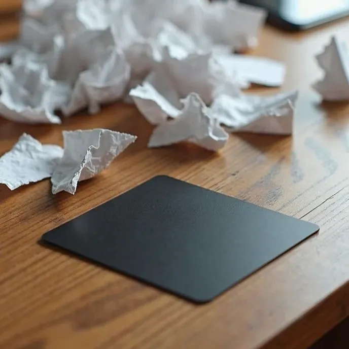 NFC card with paper waste